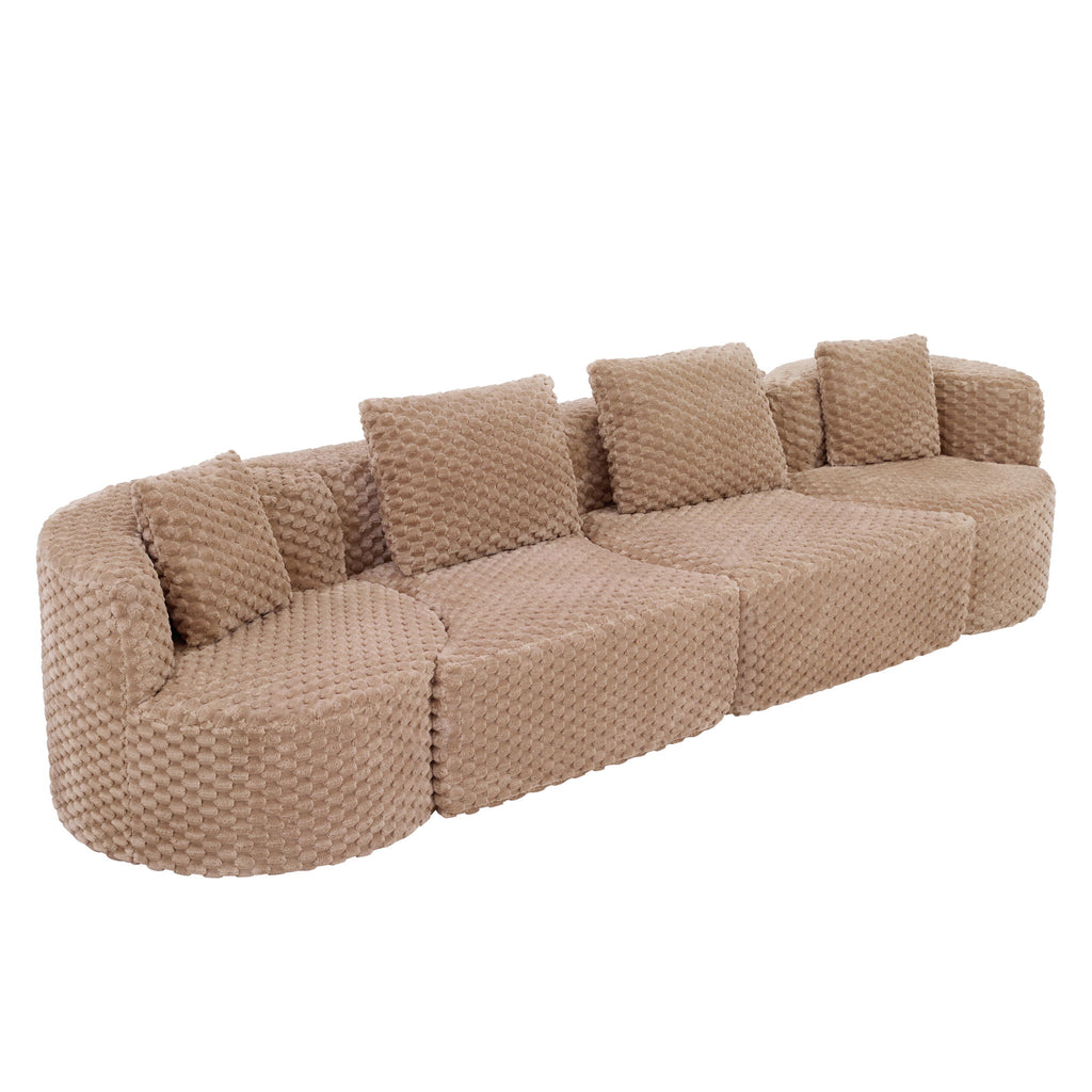 Modular Sectional Sofa With Free Combination Design