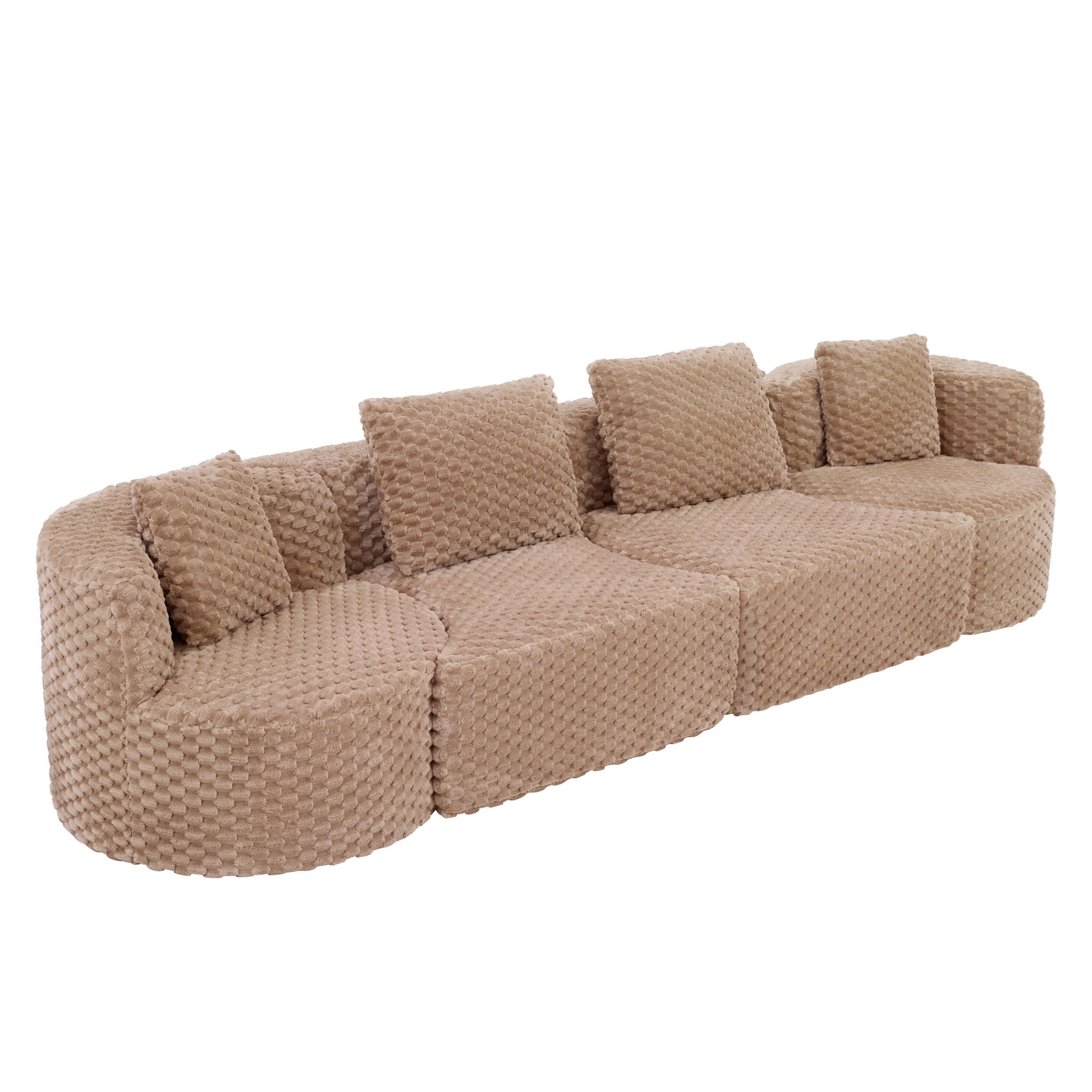 Modular Sectional Sofa With Free Combination Design