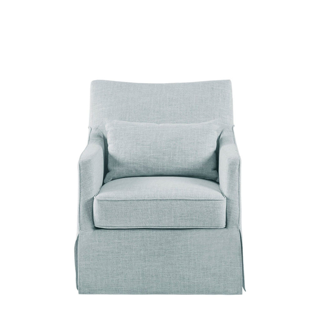 Traditional Design London Skirted Swivel Chair