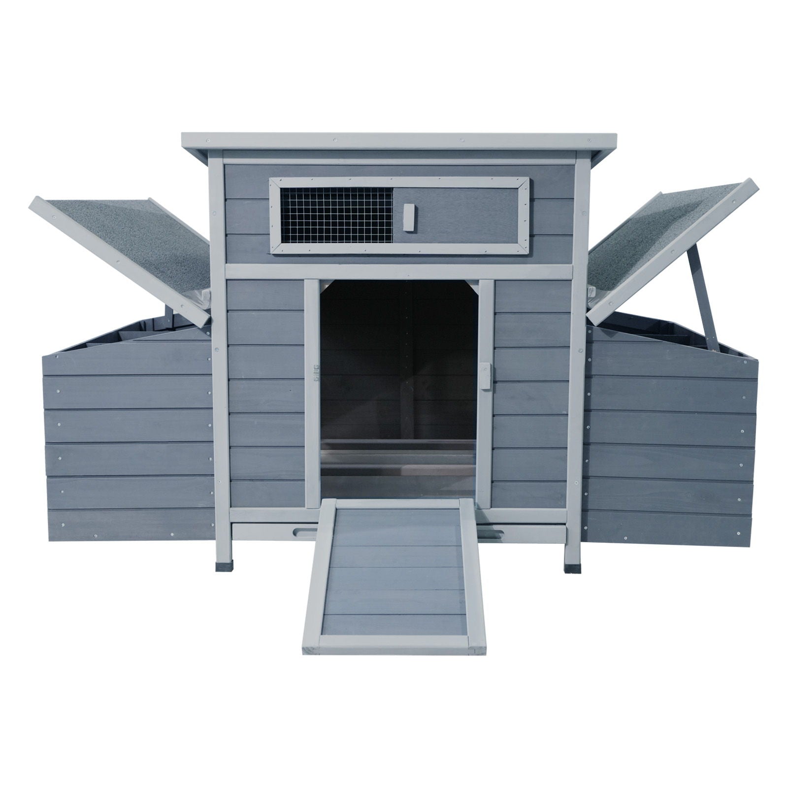 Large Chicken Coop Outdoor Hen House With Dual Nesting Boxes