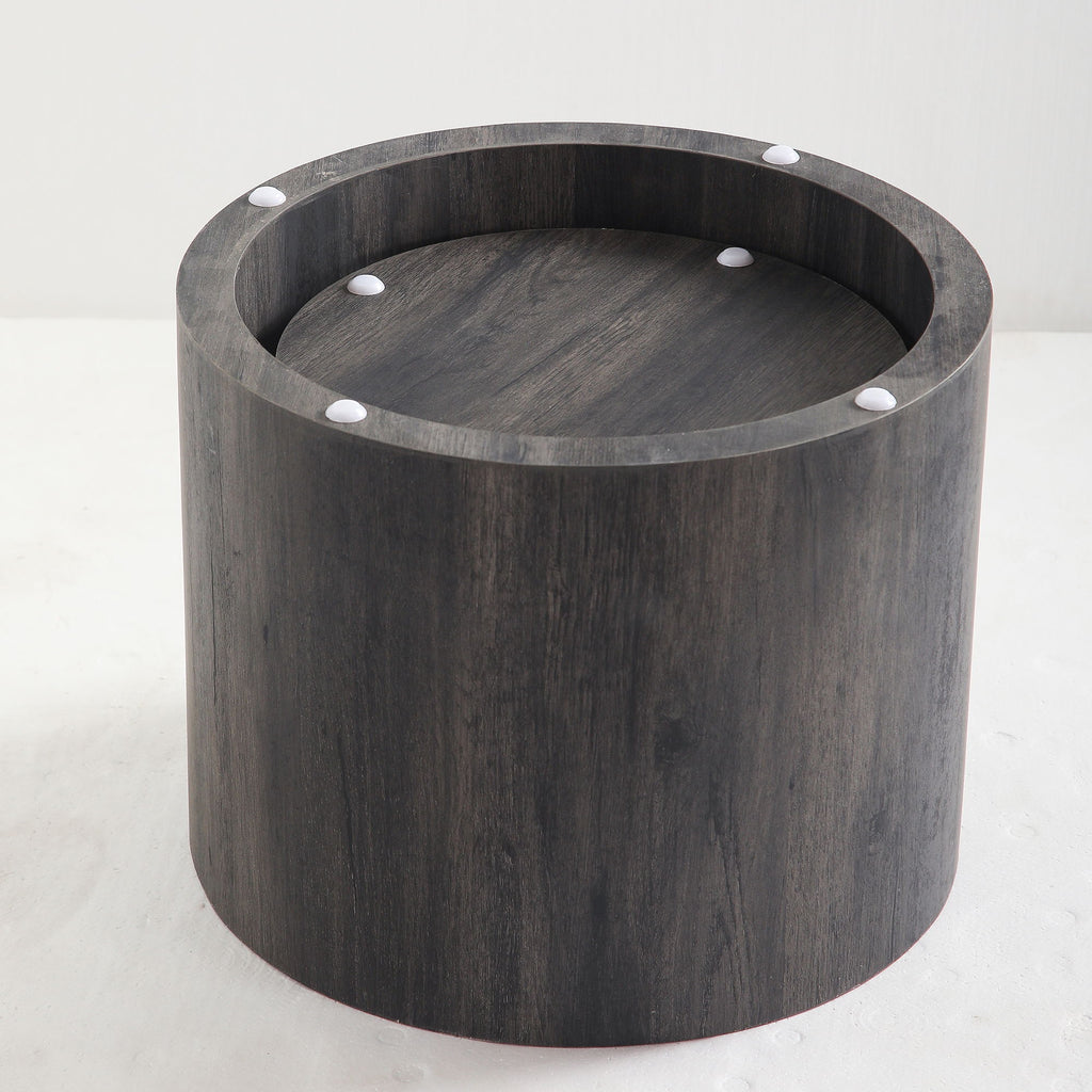 Modern Round Nesting Coffee Table (Set of 2)