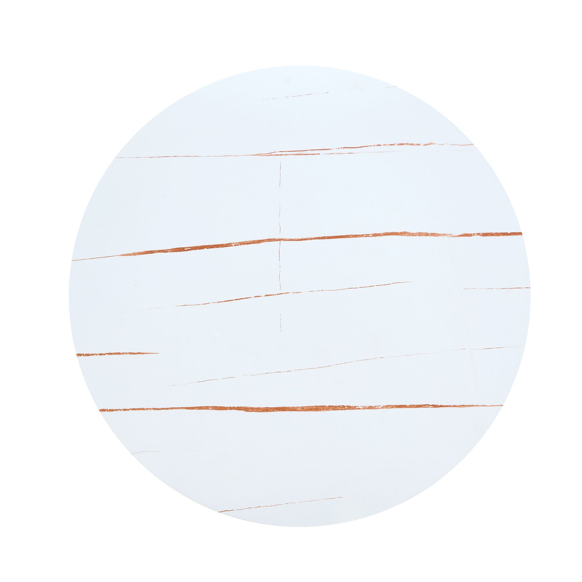 Round Dining Table & Thickened Top For Kitchen