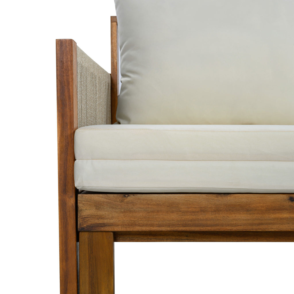 Outdoor Daybed, Patio Sofa Bed, 3 Seat Convertible Sunbed