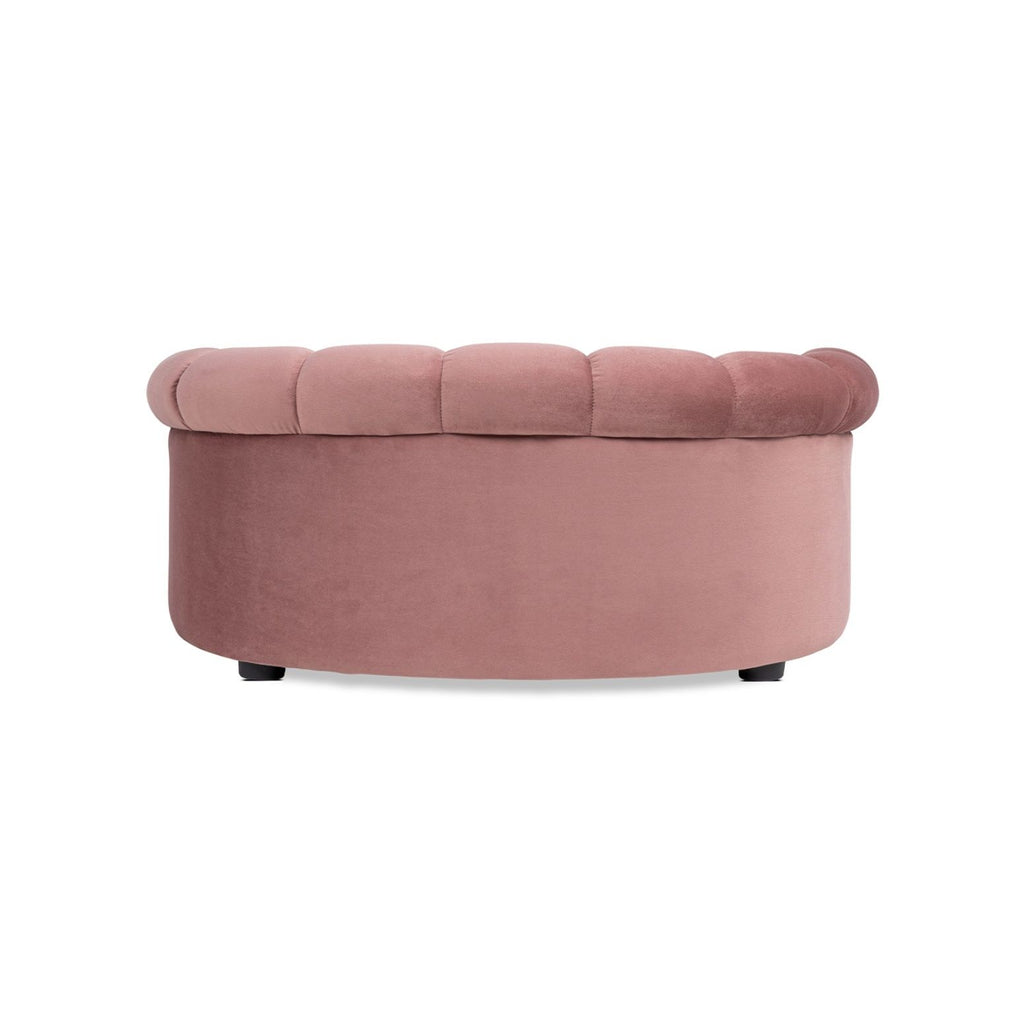 Halle - Rolled Arm Dog Bed - Pink