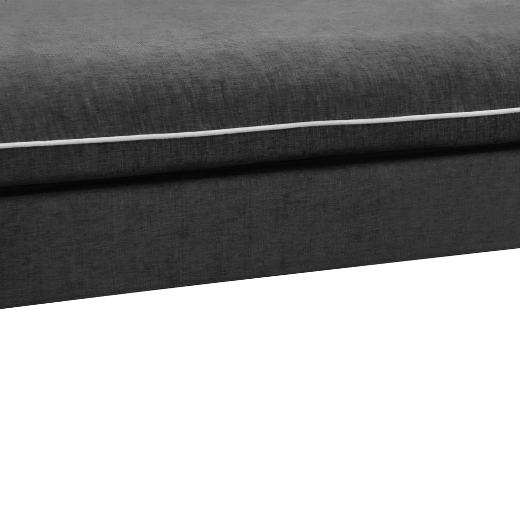 Modern Chaise Lounge Couch Sofa Bed With Pillows