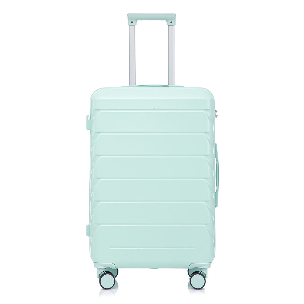 Hard Shell Luggage With Scratch Resistant Surface, 4 Wheels, Combination Lock & Side Hooks