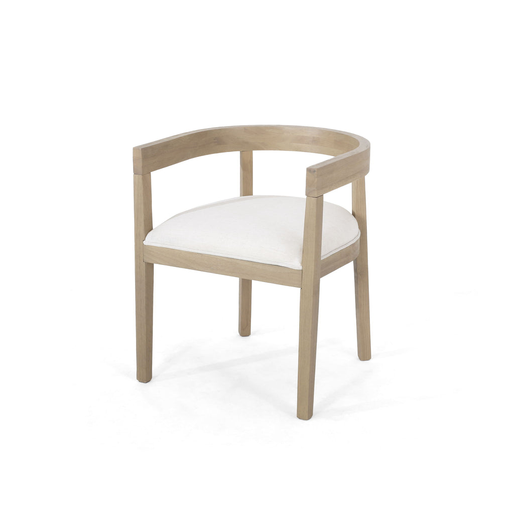 Contemporary Dining Chair Set With Armrests