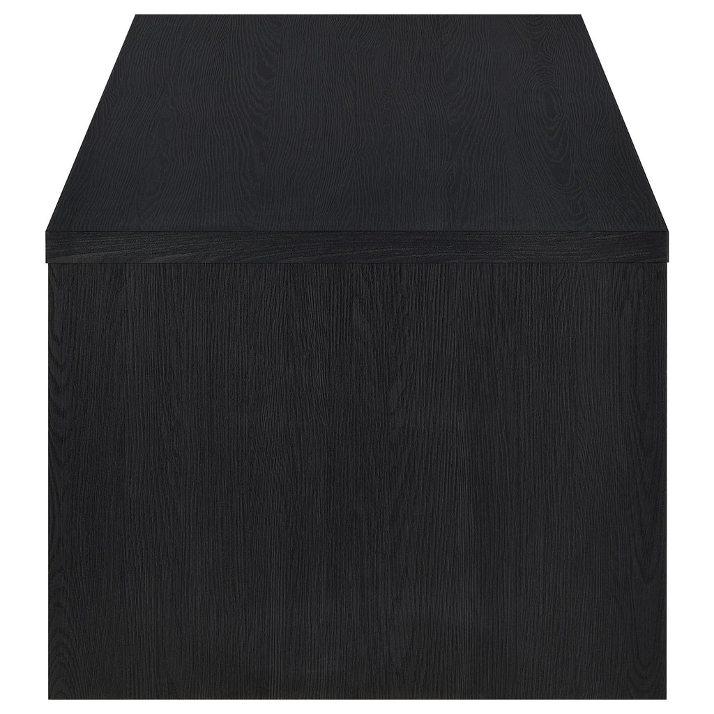 Canyon - Lift Top Table With Dual Drawers Storage Solution - Black