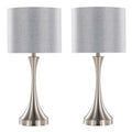 Lenuxe - Contemporary Table Lamp Built In USB Port (Set of 2)