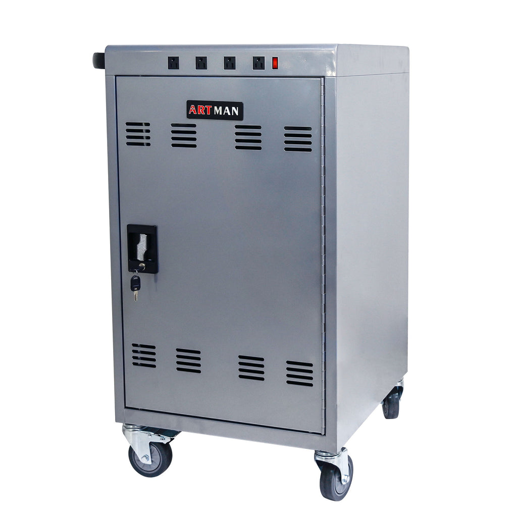 Mobile Charging Cart For Tablets Laptops 35, Device Capacity Matt Metal