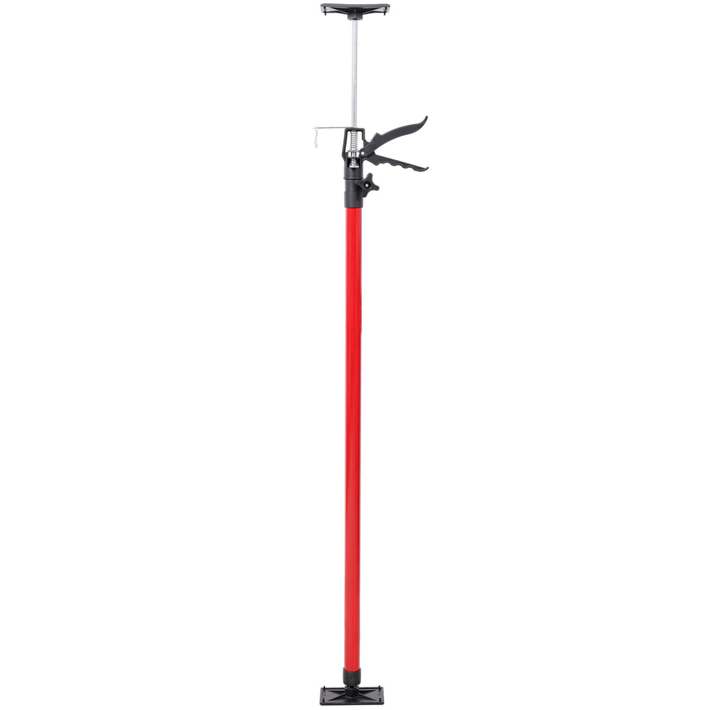 Adjustable Steel Support Pole System For Jacks And Drywalls With Carry Bag - Black / Red