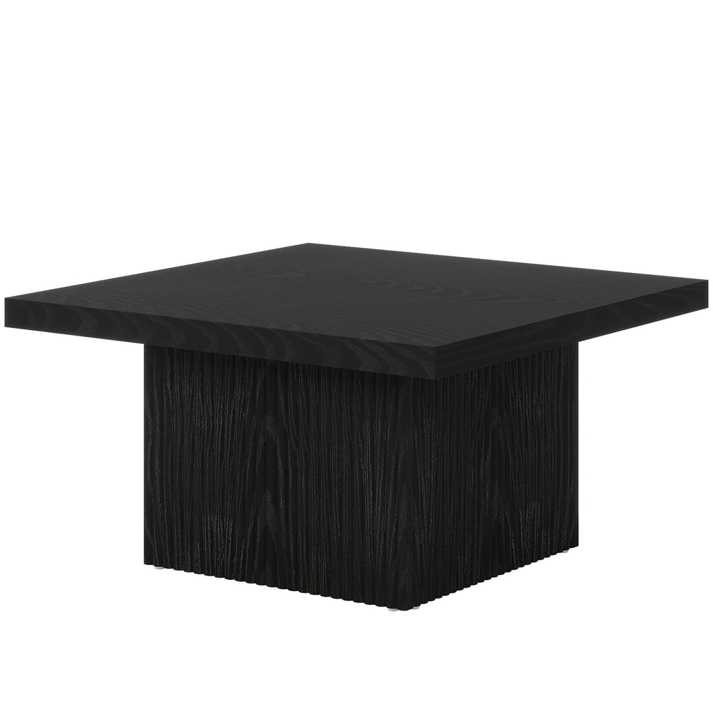 Modern Fluted Square Coffee Table
