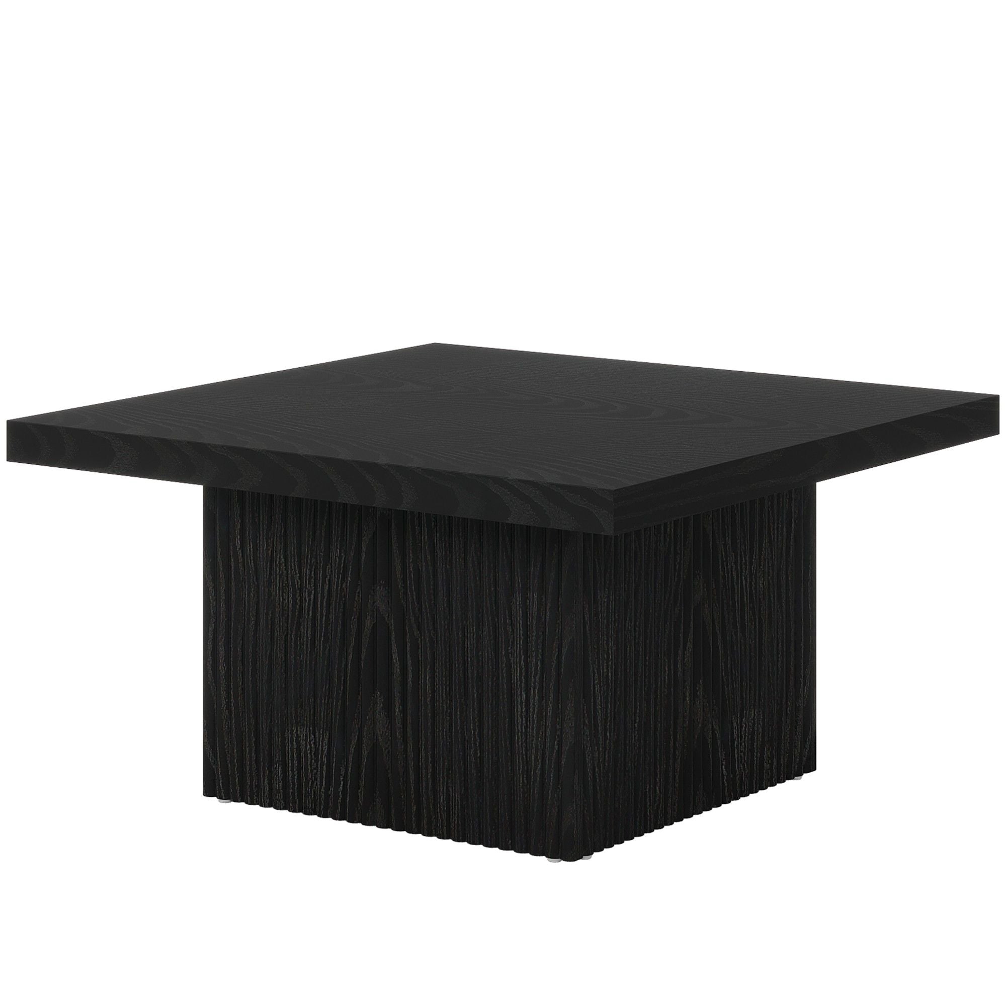 Modern Fluted Square Coffee Table