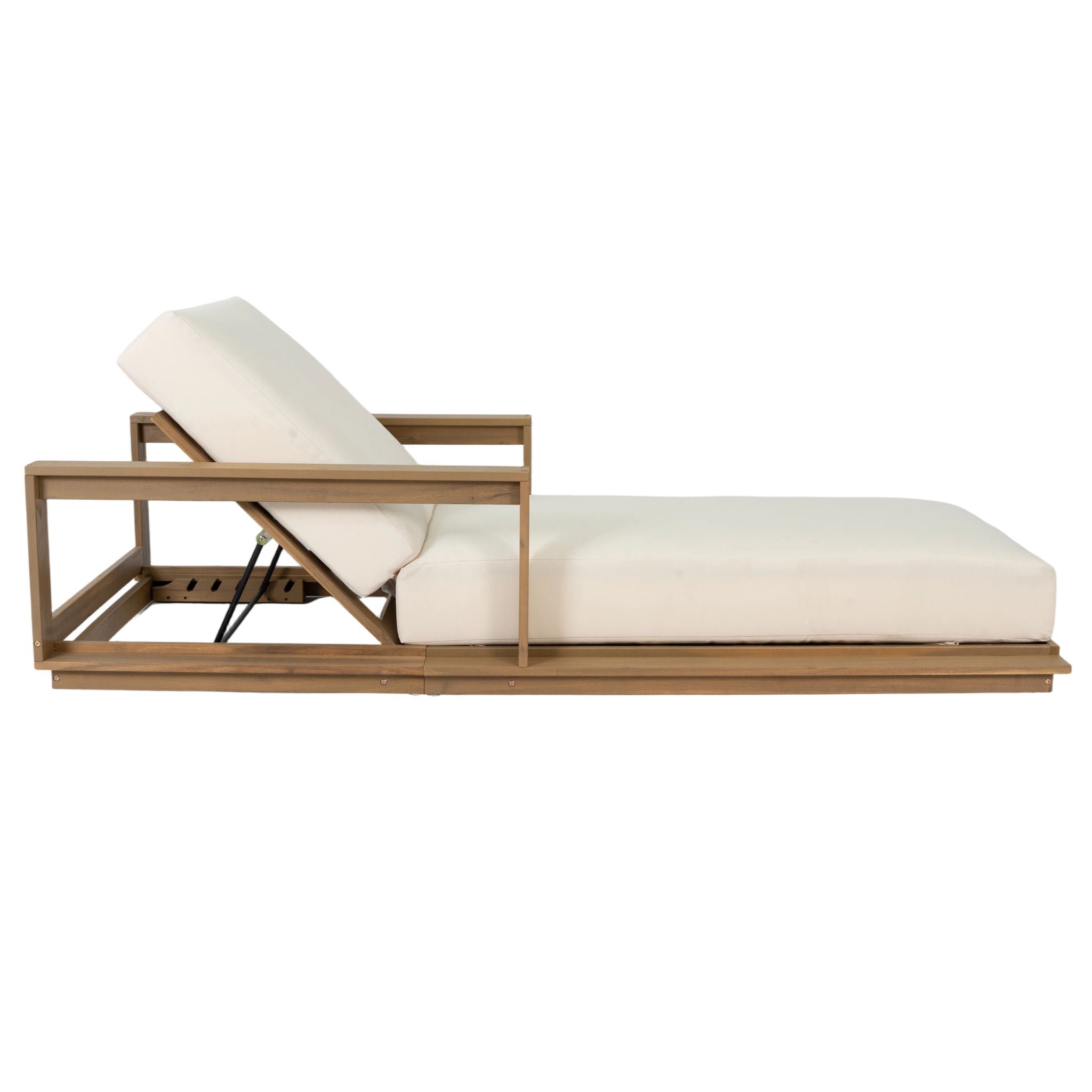 Modern Sunlounger With 5 Position Adjustable Backrest
