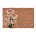 Doormats - Daisy Welcome Doormat - Ivory Multi / Natural