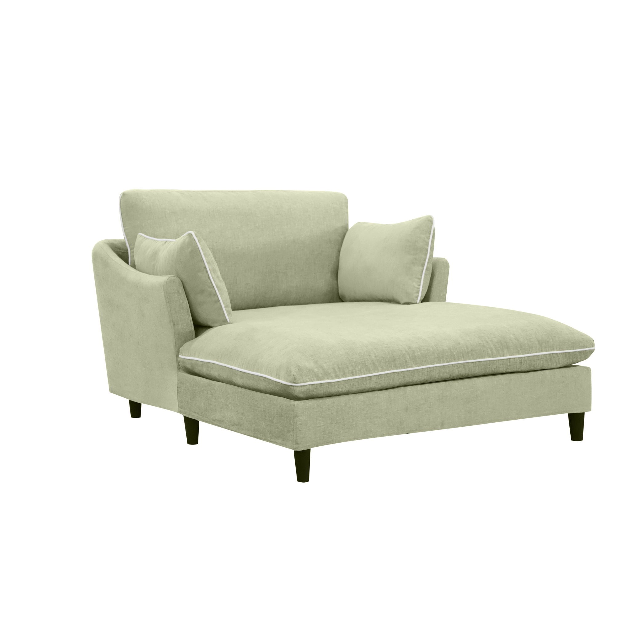 Modern Chaise Lounge Couch Sofa Bed With Pillows