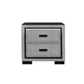 Isaiah - Nightstand With Upholstered Frame