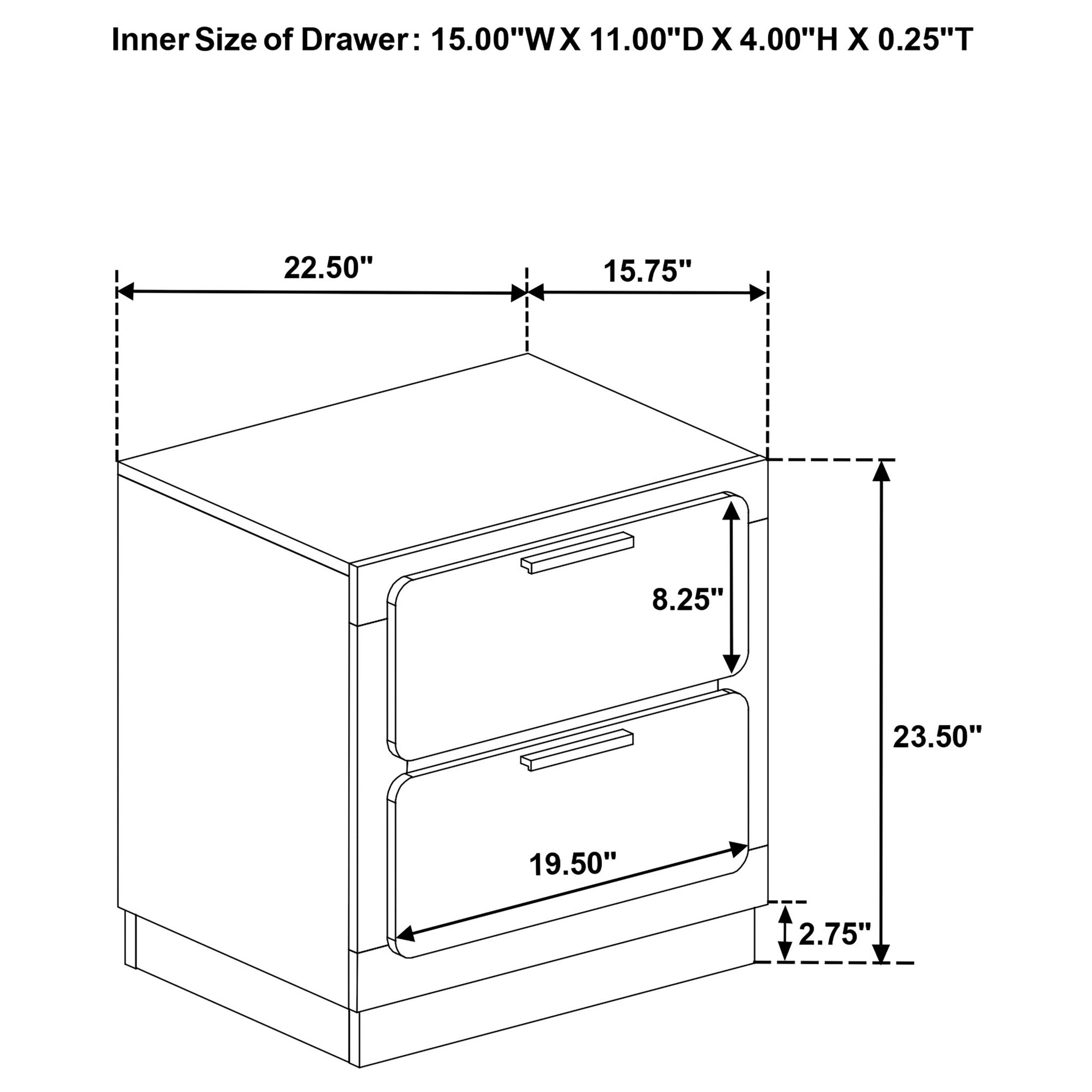 Sophia - 4 Piece Bedroom Set