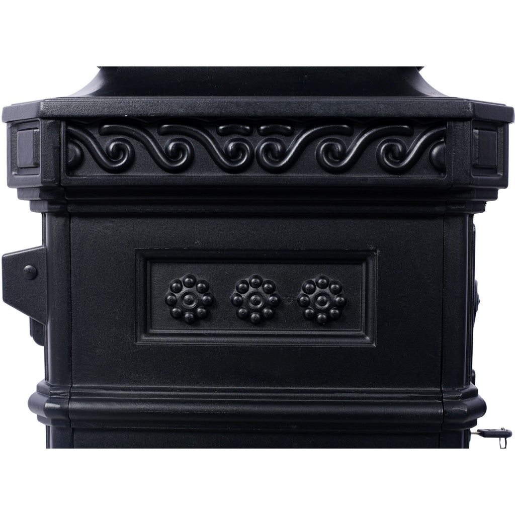 Mailboxs Residential Large-Capacity Letter Box, Rainproof Postbox Statue
