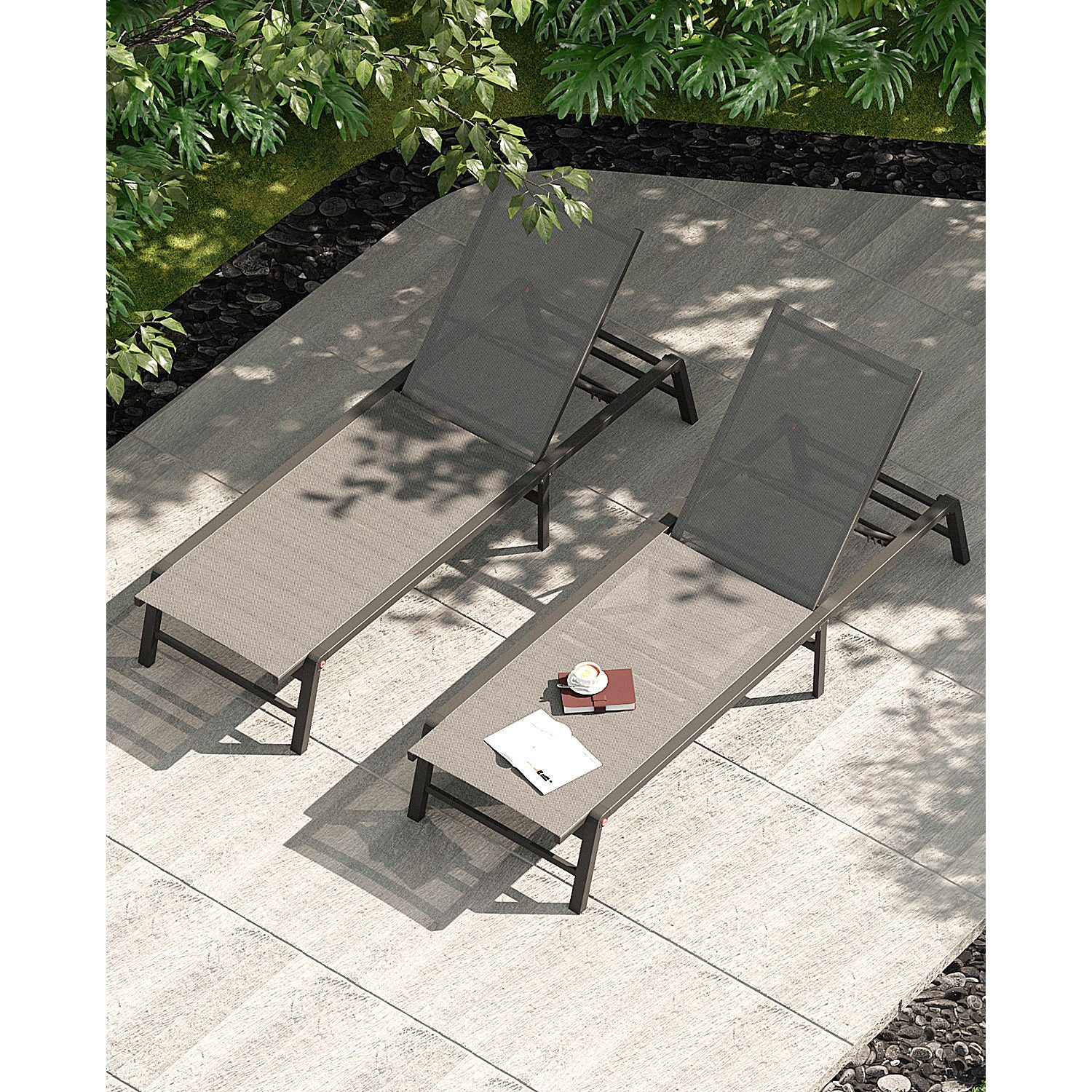 Chaise Lounge Outdoor (Set of 2)