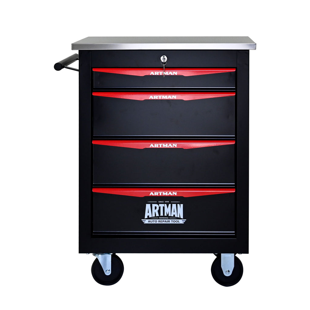 Drawer Multifunctional Tool Cart With Wheels For Garage