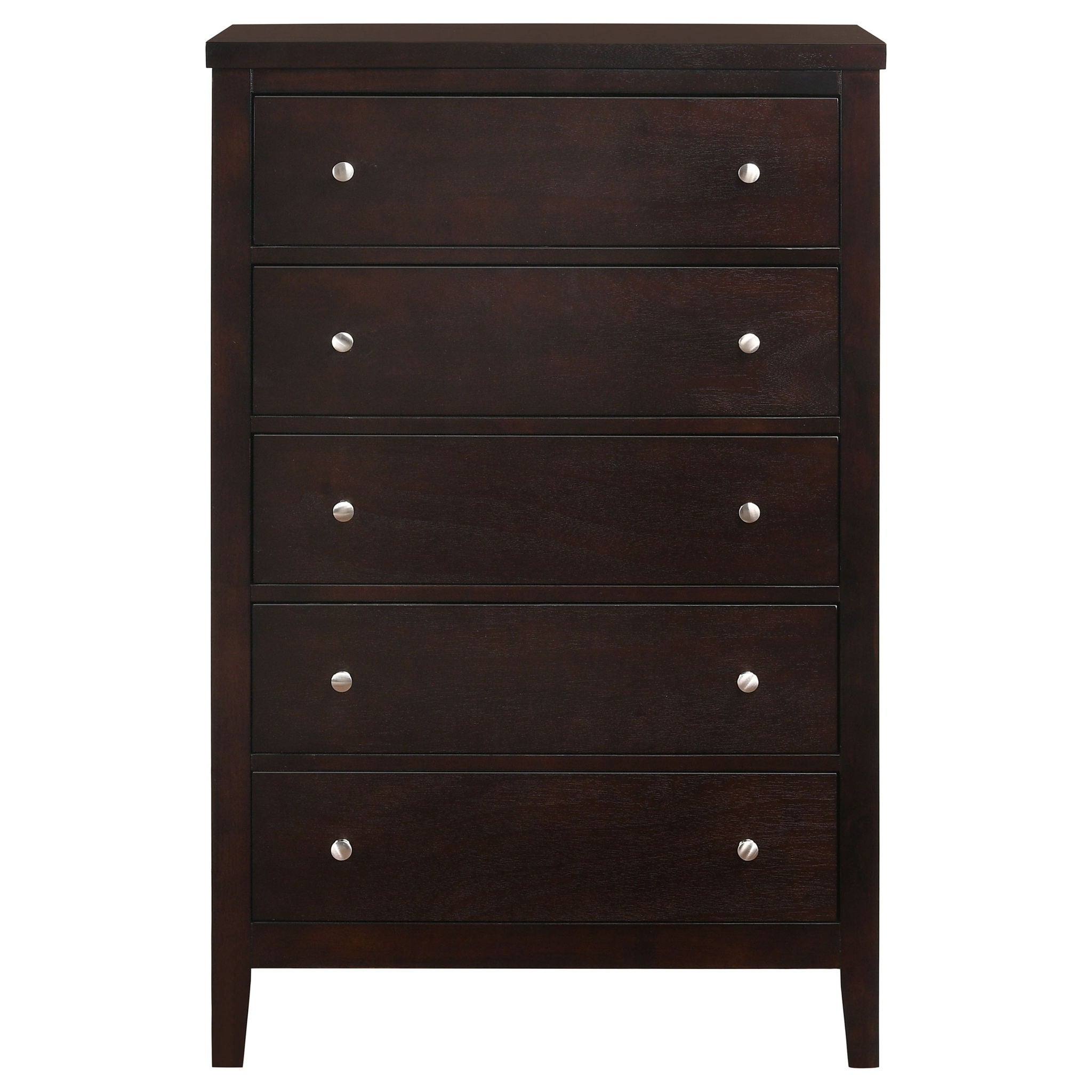 Payton - 5 Drawer - Cappuccino