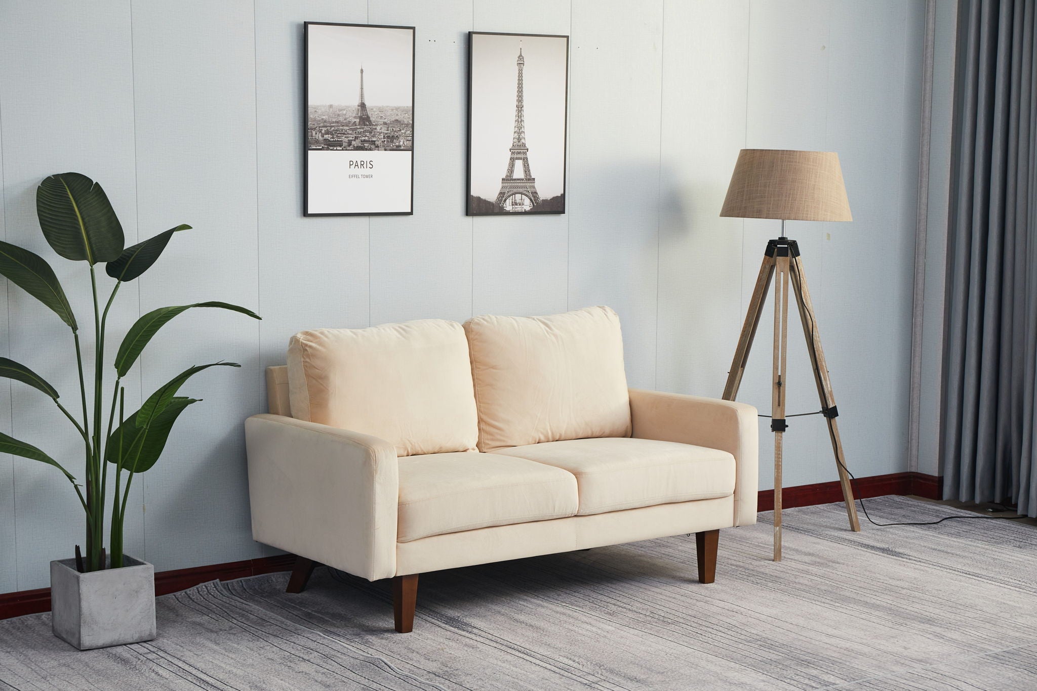 Comfortable Loveseat With Durable Construction