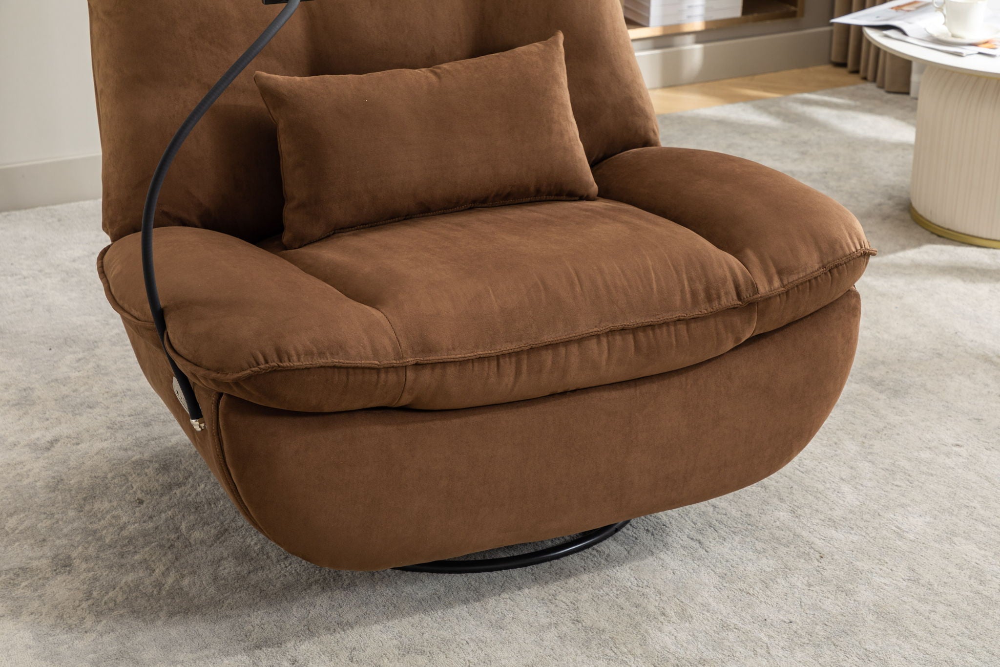 Power Recliner Swivel Glider USB Charger With tooth Music Player, Sleep, Working, Game And Leisure