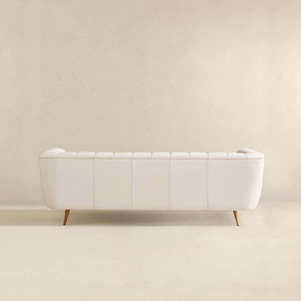 Lamattina - Genuine Italian Channel Tufted Sofa