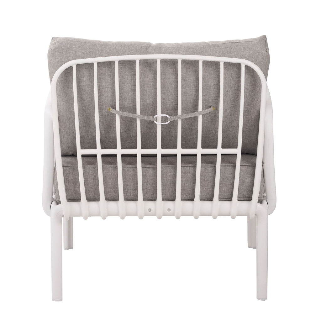 Outdoor Patio Club Chair, Waterproof Thick Cushion Deep Seating