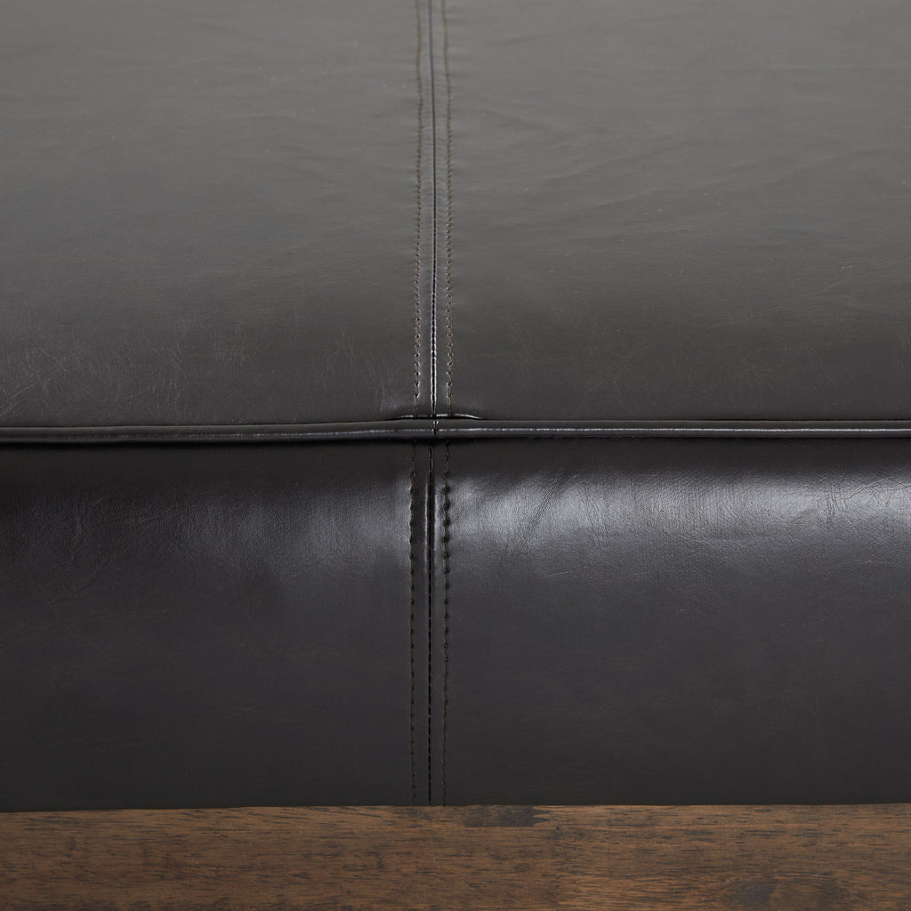 Modern Upholstered Cocktail Ottoman Bench With Cushion Top