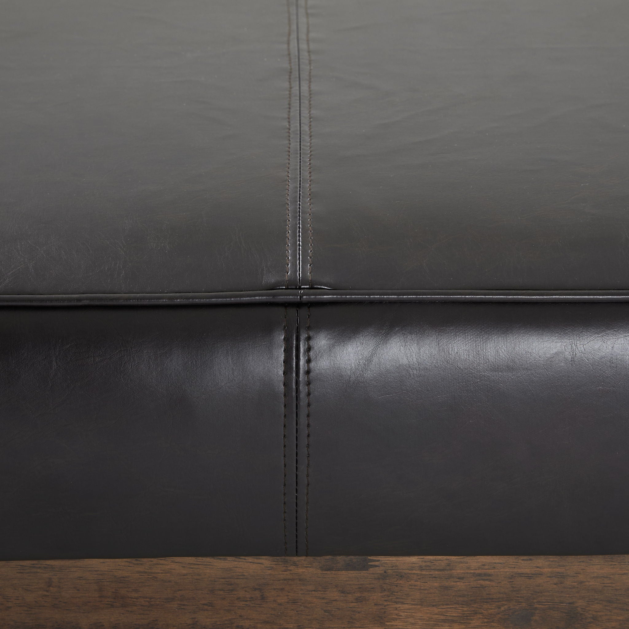 Modern Upholstered Cocktail Ottoman Bench With Cushion Top