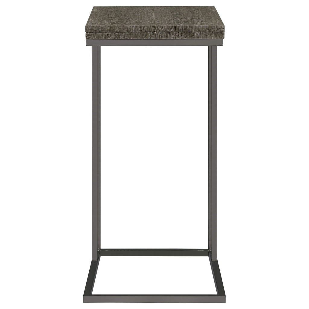 Mortimer - Snack Table With Expandable Top - Gray