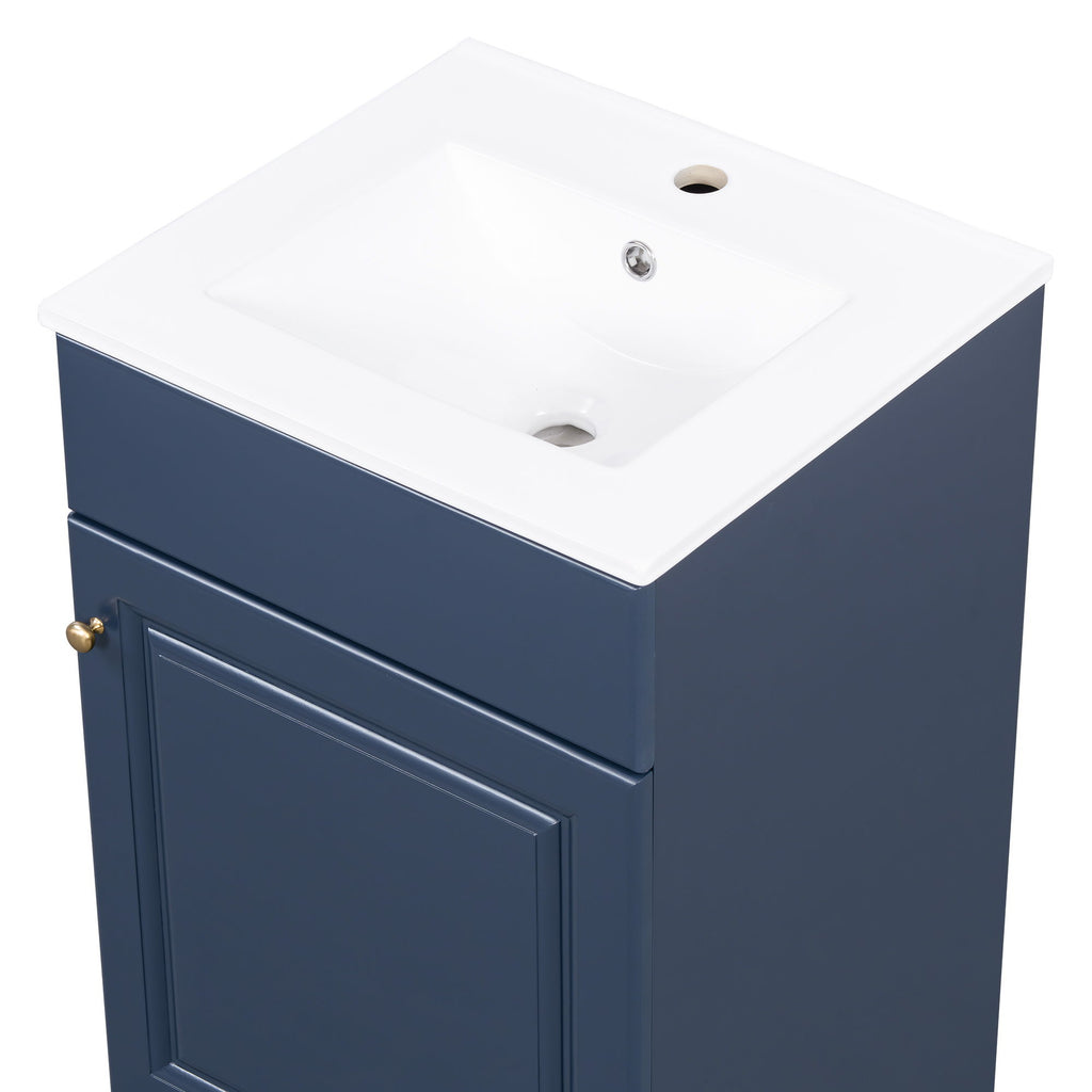 Bathroom Vanity With Sink, Cabinet With Adjustable Shelf