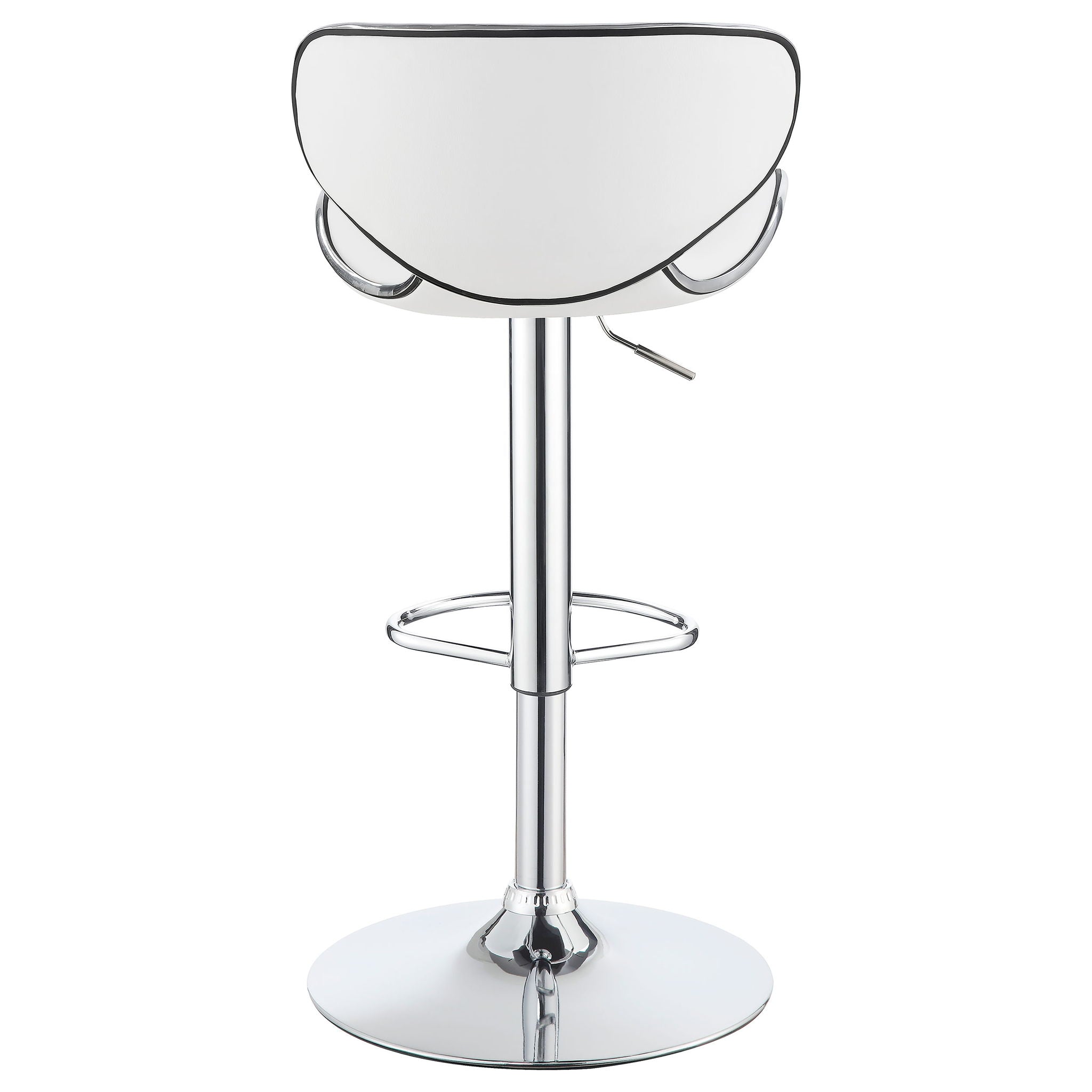 Edenton - Upholstered Adjustable Bar Stool (Set of 2) - White