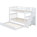 Stairway Bunk Bed & Storage And Guard Rail For Bedroom