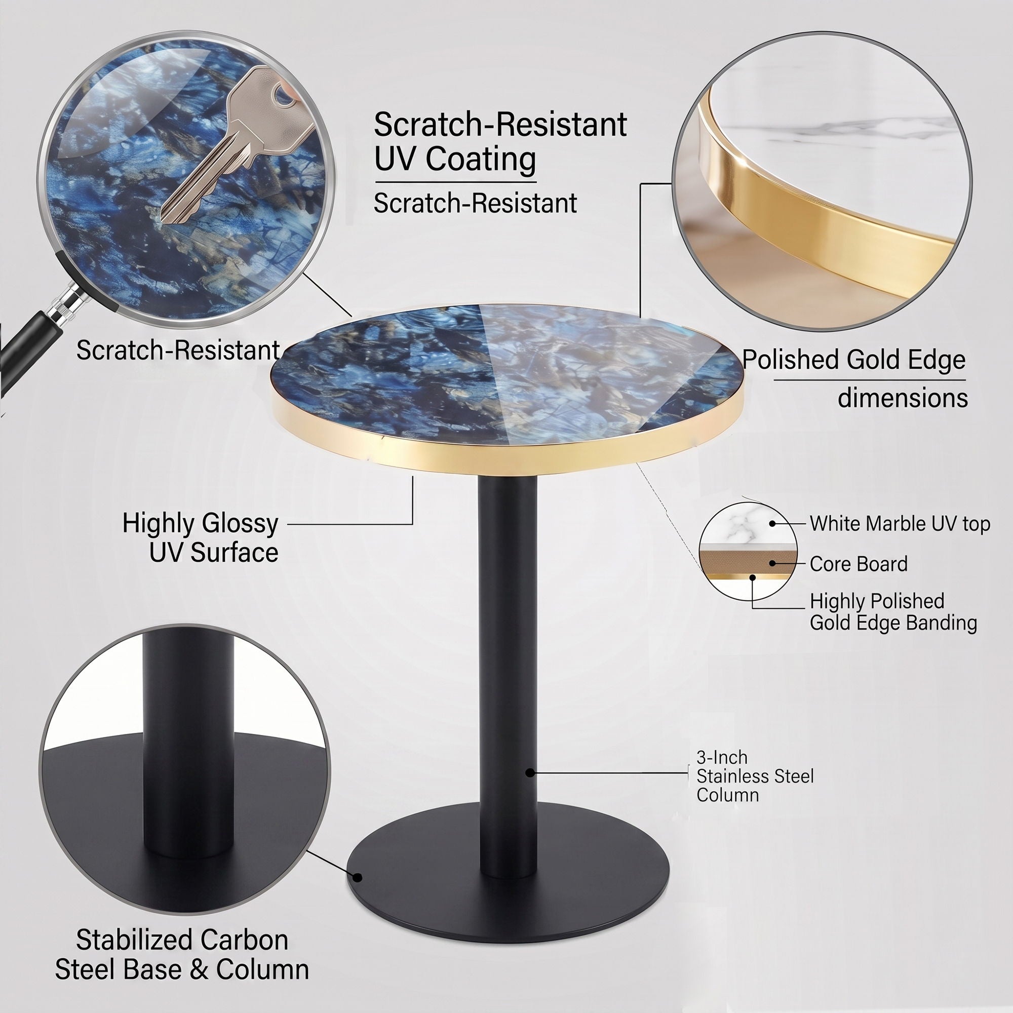 Elegant Round Bistro Table