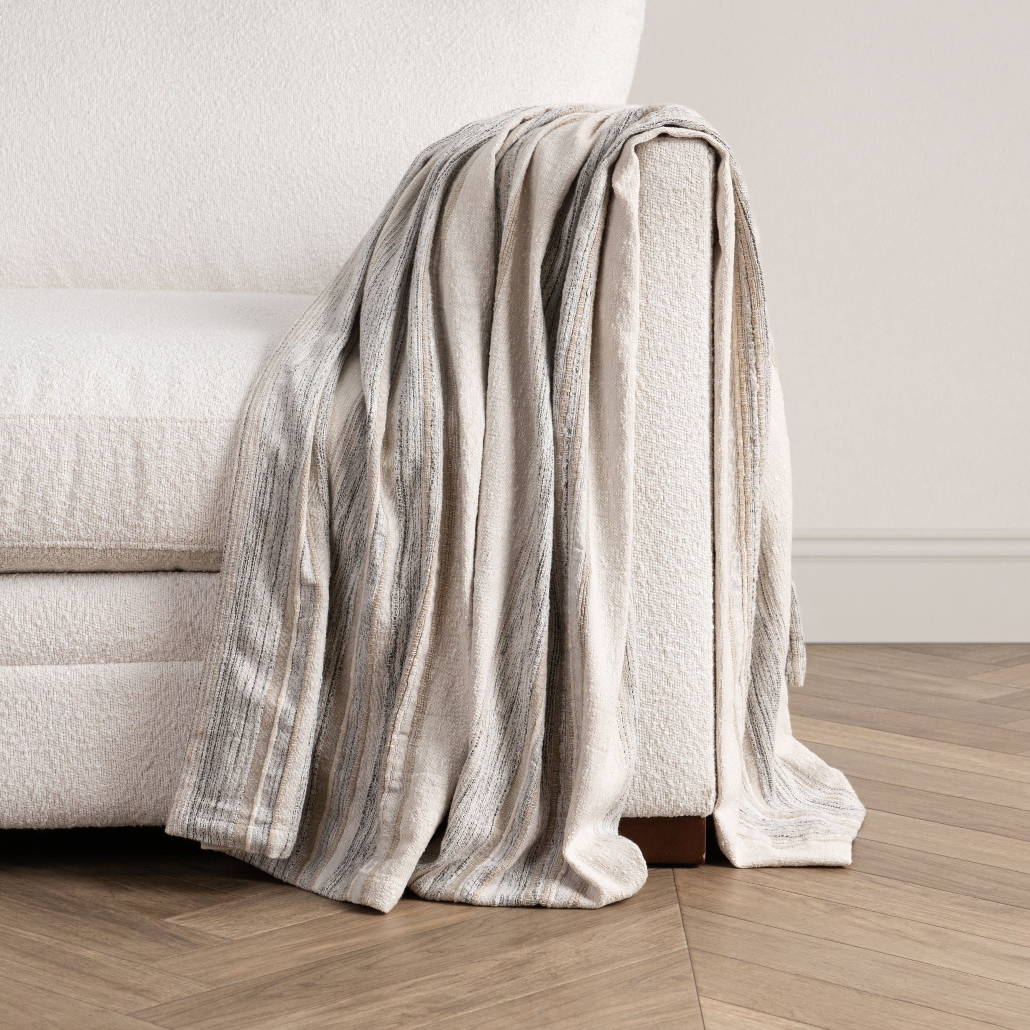 Rockport - 50" x 70" Throw - Ivory Multi