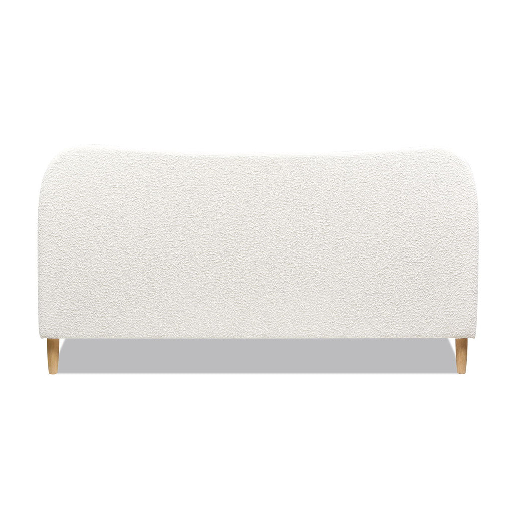 Roman - Curved Headboard Upholstered Platform Bed