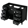 Bathroom Vanity Cabinet Only With 2 Soft Close Doors And 8 Drawers