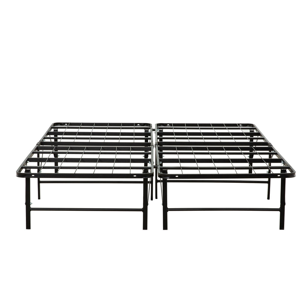 California King Size Bed Base, Mattress Foundation Bed Frame, Bedroom Furniture - Black