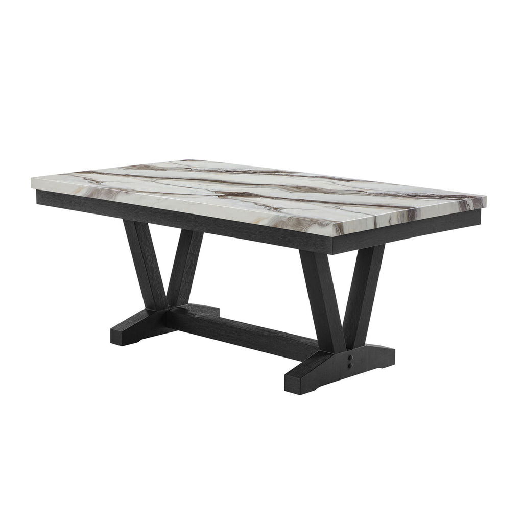 Panda Oceanic - Dining Table And Chairs Set - Black