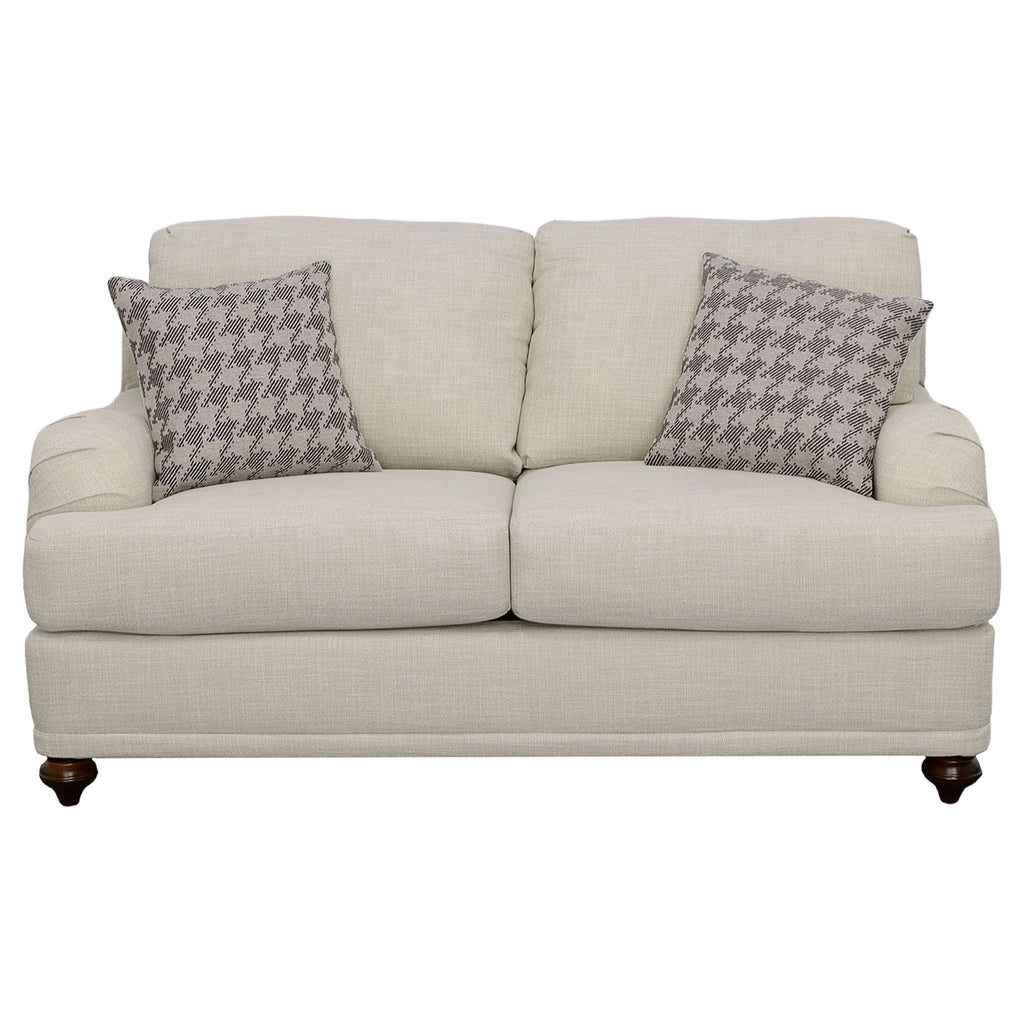 Anderson - 2 Piece Cushion Back Living Room Set - Gray