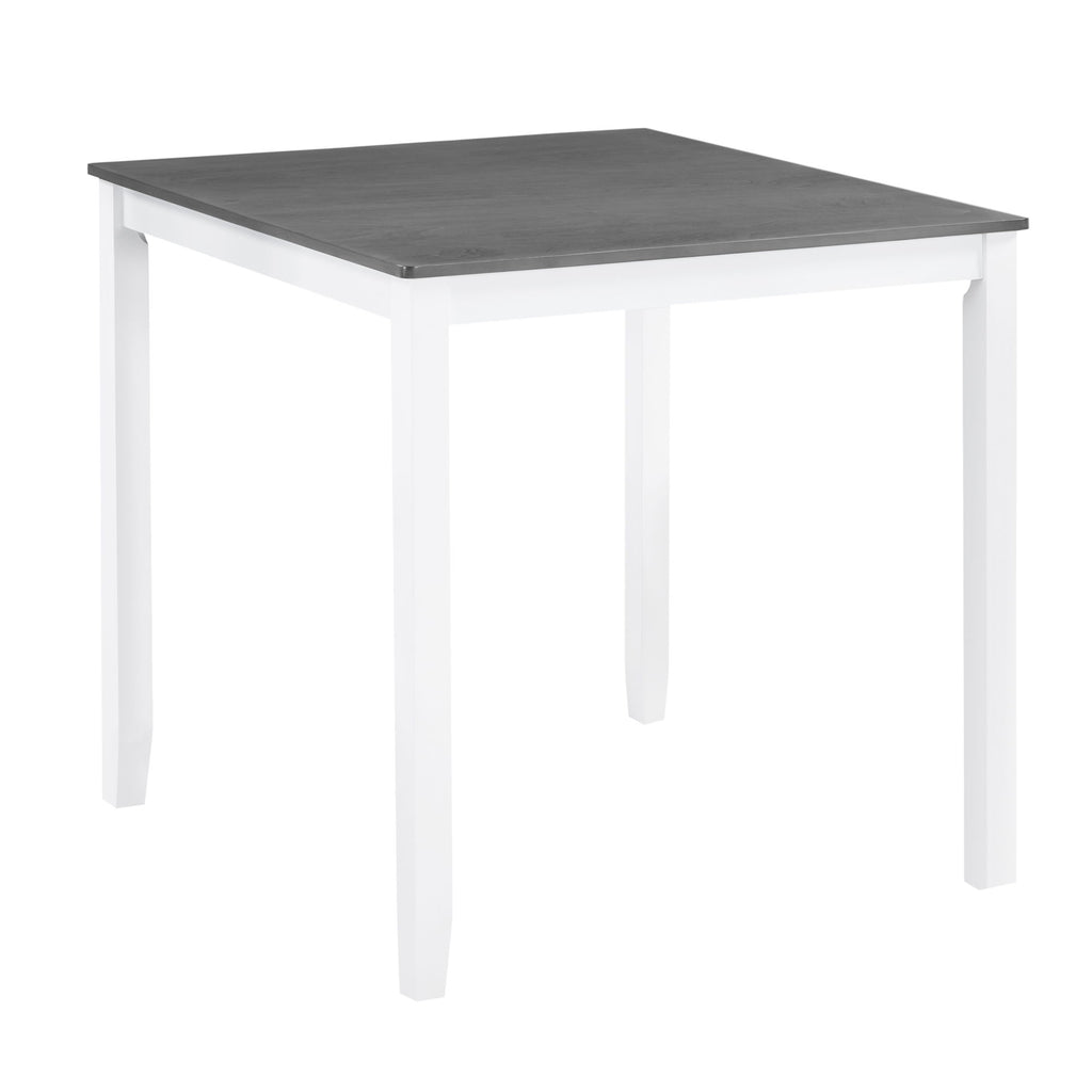 5 Piece Counter Height Dining Table Set With 4 Chairs