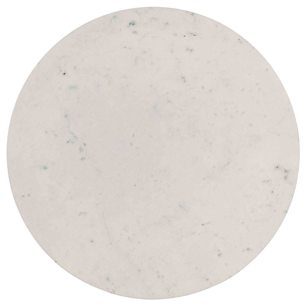 Leska - Round Coffee Table - White