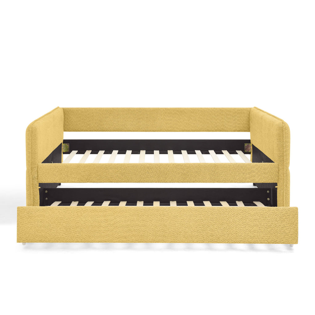 Upholstered Daybed With Pop Up Trundle