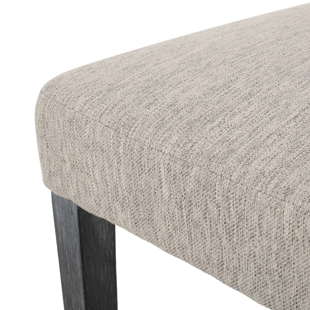 Contemporary Dining Chair With Upholstered Seating And Tapered Legs