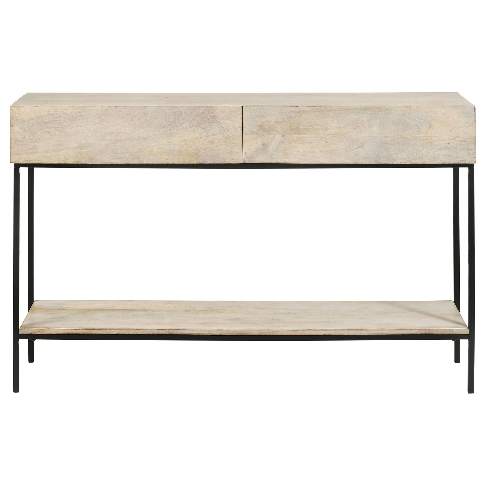 Terrace - 2 Drawer Entryway Console Table - White Washed