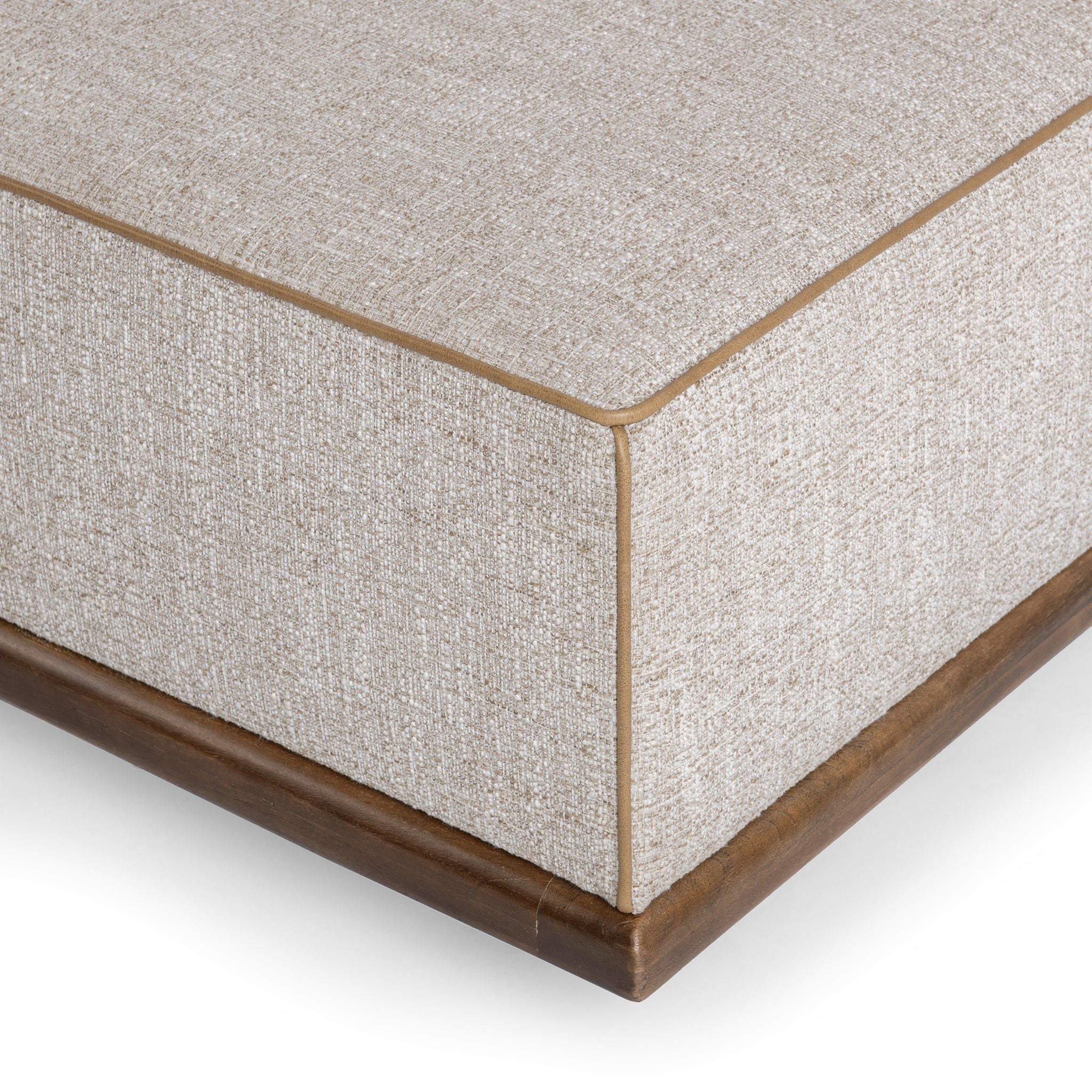 Ellerie - Square Ottoman - Latte