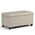 Sienna - Upholstered Storage Ottoman Bench